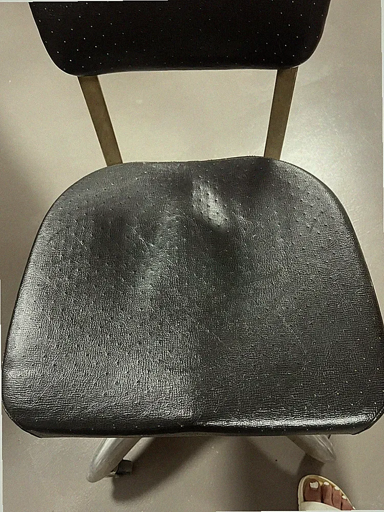 30's Adjust Swivel Tilt Industrial Tanker Chair Giò Ponti GoodForm Fireproofing