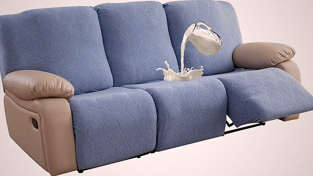 Waterproof Stretch Recliner Sofa Covers - 3 Piece Set for Pets & Kids